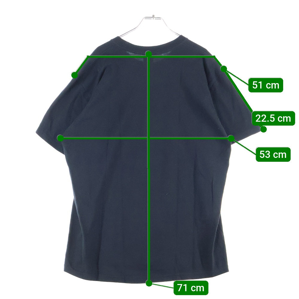 SUPREME(シュプリーム) 20AW Yohji Yamamoto Logo Tee ヨウジヤマモト クルーネック コットン 半袖Tシャツ カットソー ブラック