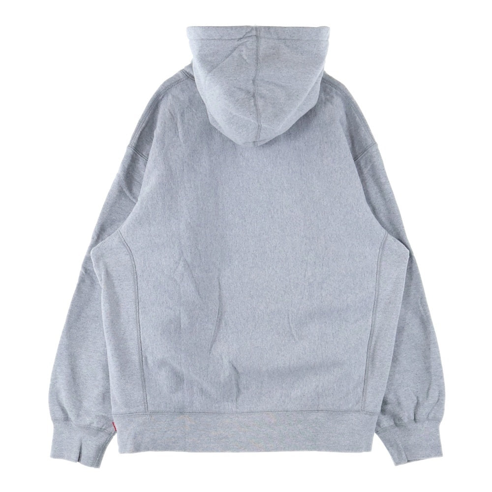 SUPREME(シュプリーム) 20AW Cross Box Logo Hooded Sweatshirt クロス ボックス ロゴ フーデッド スウェットシャツ プルオーバーパーカー グレー/レッド