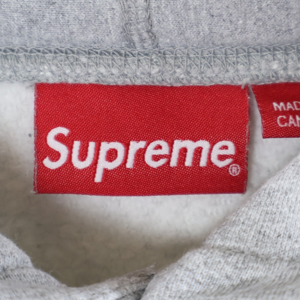 SUPREME(シュプリーム) 20AW Cross Box Logo Hooded Sweatshirt クロス ボックス ロゴ フーデッド スウェットシャツ プルオーバーパーカー グレー/レッド