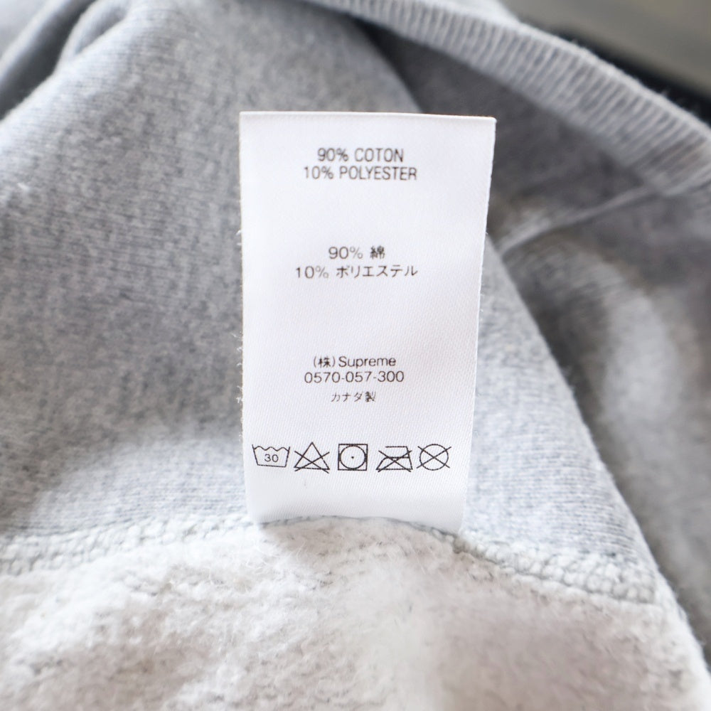 SUPREME(シュプリーム) 20AW Cross Box Logo Hooded Sweatshirt クロス ボックス ロゴ フーデッド スウェットシャツ プルオーバーパーカー グレー/レッド