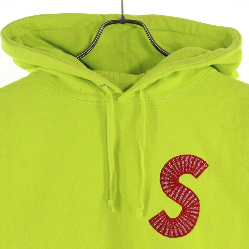 SUPREME(シュプリーム) 20AW S Logo Hooded Sweatshirt ロゴ フーデッド プルオーバーパーカー イエロー