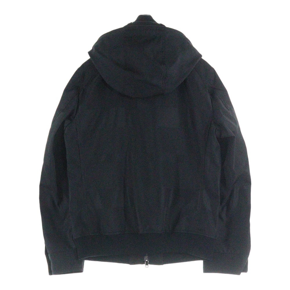 BURBERRY BLACK LABEL(バーバリー ブラックレーベル) チェック柄 ジップアップ フーディ ジャケット ブラック 51F04-403-09