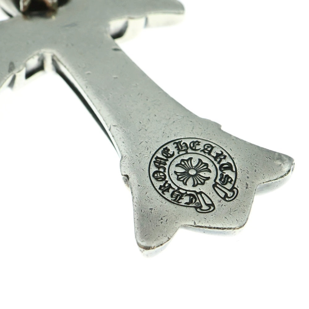 CHROME HEARTS(クロムハーツ) DBL CH CRS LG ラージ ダブルCHクロスペンダントトップ シルバー BCA246