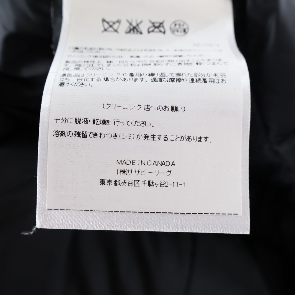 CANADA GOOSE(カナダグース) CHATEAU PARKA シャトー パーカー ファー フーデッド ダウンジャケット ブラック 3426MA