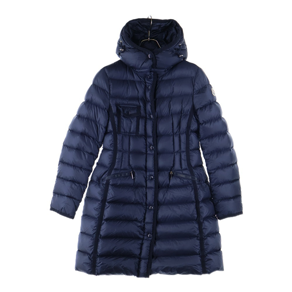 MONCLER(モンクレール) 16AW HERMINE エルミンヌ フーデッド ロングダウンジャケット アウター ネイビー レディース B20934930005