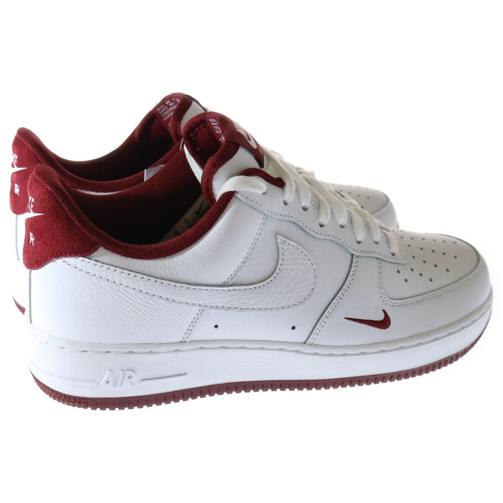 NIKE(ナイキ) AIR FORCE 1 '07 LV8 WHITE HM9483-100 エアフォース1 '07 LV8 ローカットスニーカー シューズ ホワイト/レッド US9/27.0cm