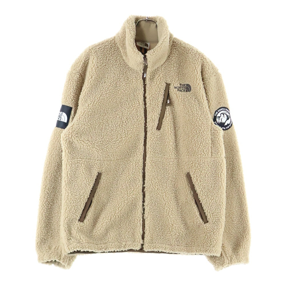 THE NORTH FACE(ザノースフェイス) RIMO FLEECE JACKET ロゴ刺繍 ジップアップ リモ フリースジャケット ベージュ NJ4FN50K