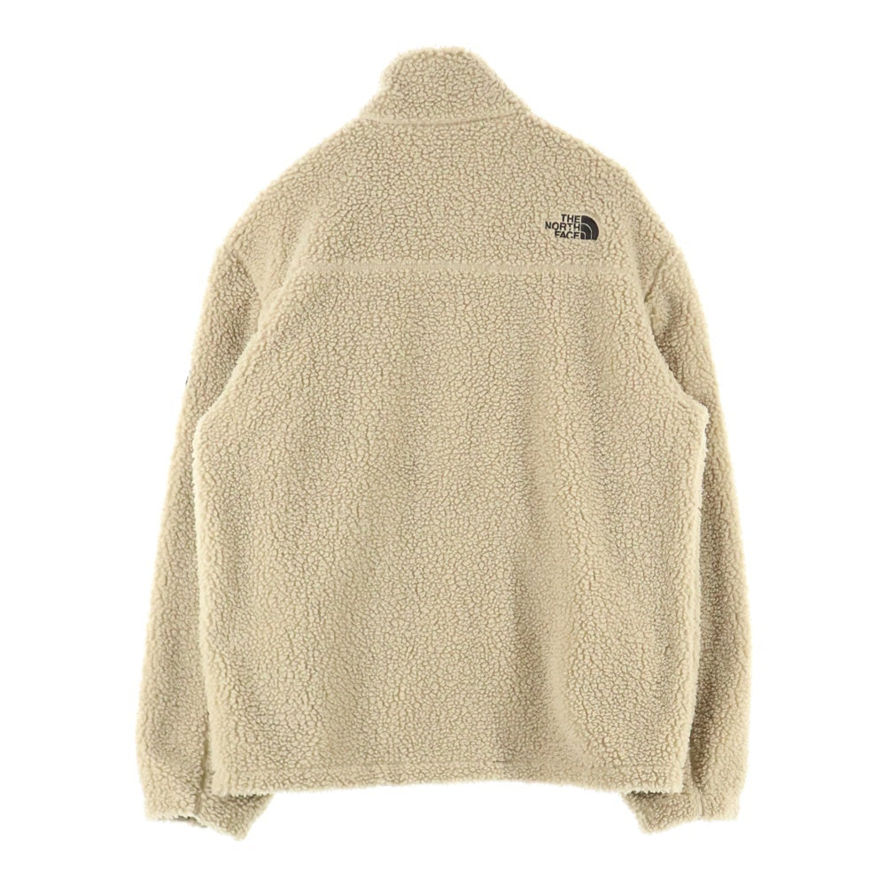 THE NORTH FACE(ザノースフェイス) RIMO FLEECE JACKET ロゴ刺繍 ジップアップ リモ フリースジャケット ベージュ NJ4FN50K