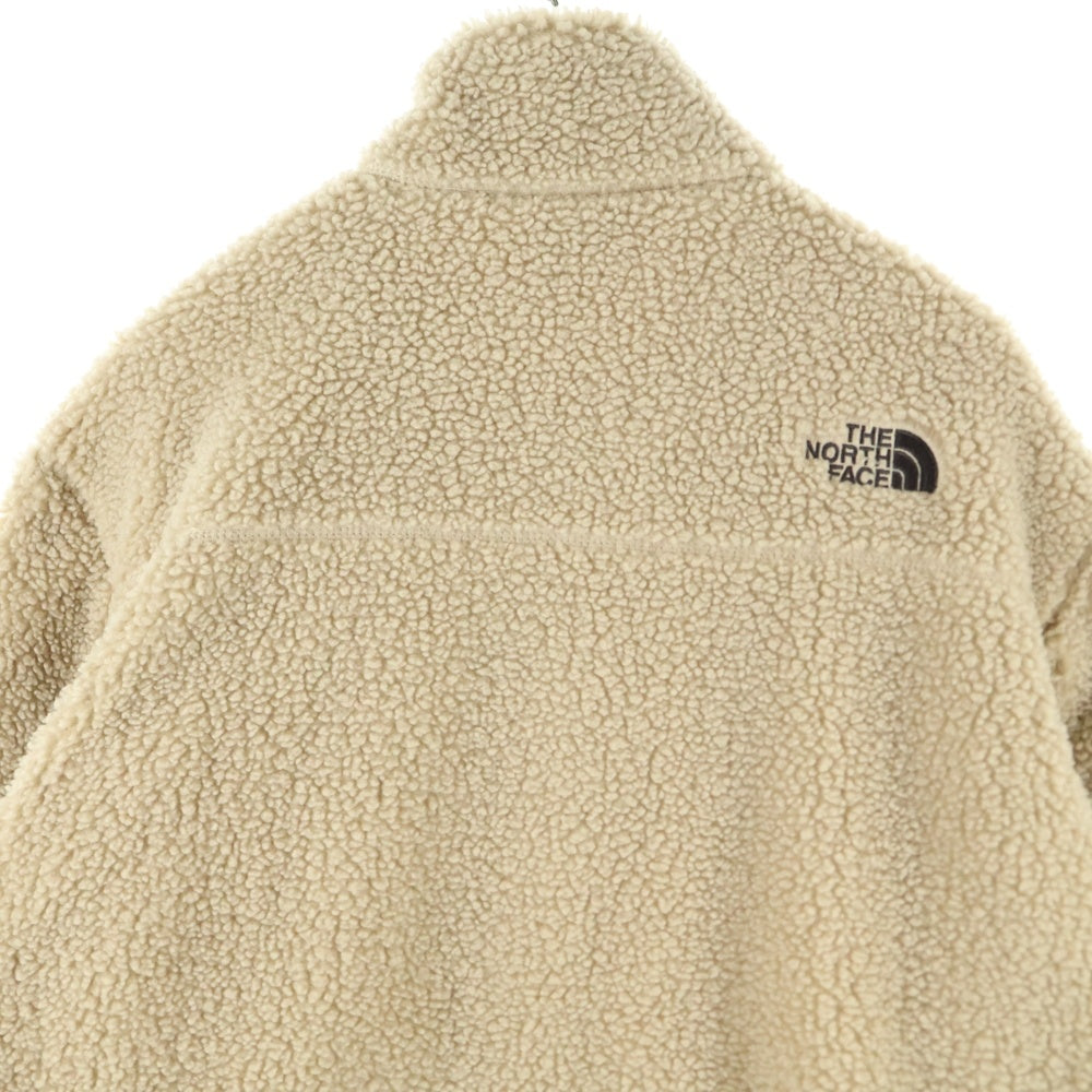 THE NORTH FACE(ザノースフェイス) RIMO FLEECE JACKET ロゴ刺繍 ジップアップ リモ フリースジャケット ベージュ NJ4FN50K