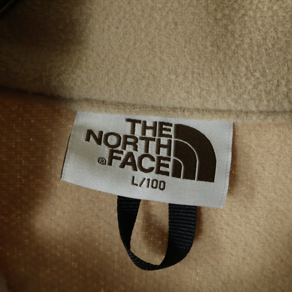 THE NORTH FACE(ザノースフェイス) RIMO FLEECE JACKET ロゴ刺繍 ジップアップ リモ フリースジャケット ベージュ NJ4FN50K