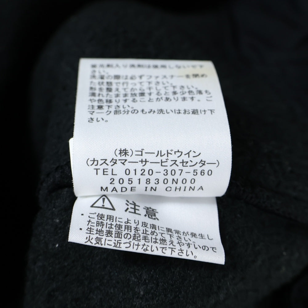 THE NORTH FACE(ザノースフェイス) TRANCE ANTERCTICA FLEECE JACKET トランスアンタークティカ ラバーワッペン付 胸ロゴ フリース ジャケット ブルゾン ブラック NA72235
