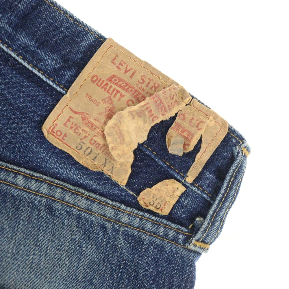 Levi's(リーバイス) 90S 501XX 復刻 ボタン裏555 バレンシア工場 ボタンフライ デニムパンツ インディゴブルー 78748-3
