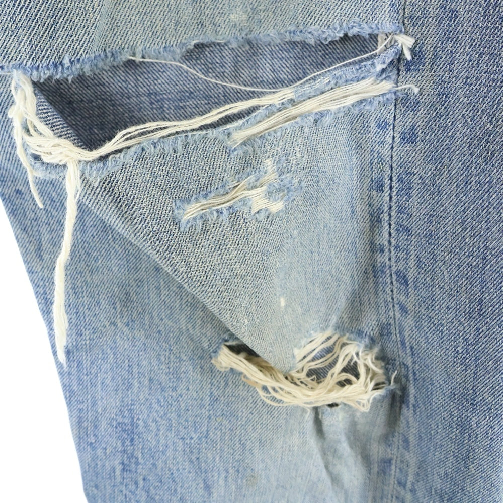 Levi's(リーバイス) 70S VINTAGE 501 BIGE 後期 ボタン裏6 平行ステッチ ボタンフライ デニムパンツ インディゴブルー