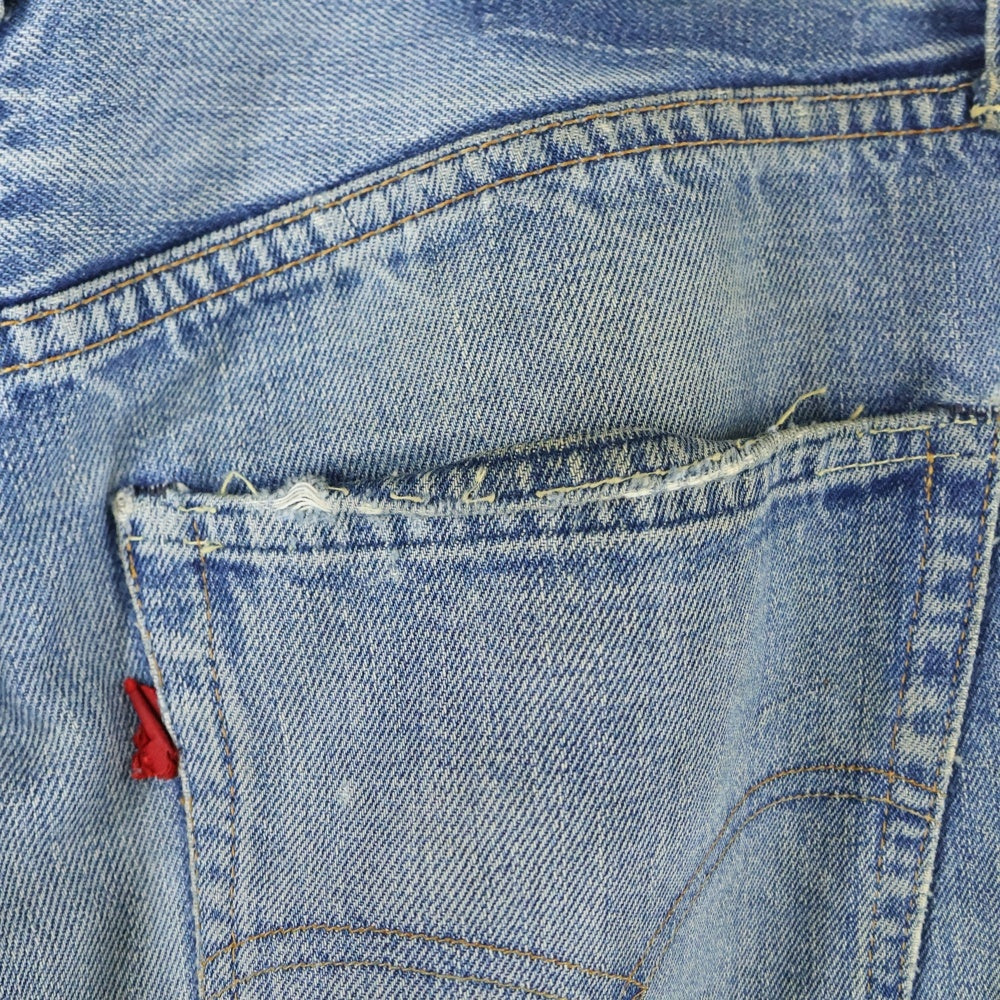 Levi's(リーバイス) 70S VINTAGE 501 BIGE 後期 ボタン裏6 平行ステッチ ボタンフライ デニムパンツ インディゴブルー