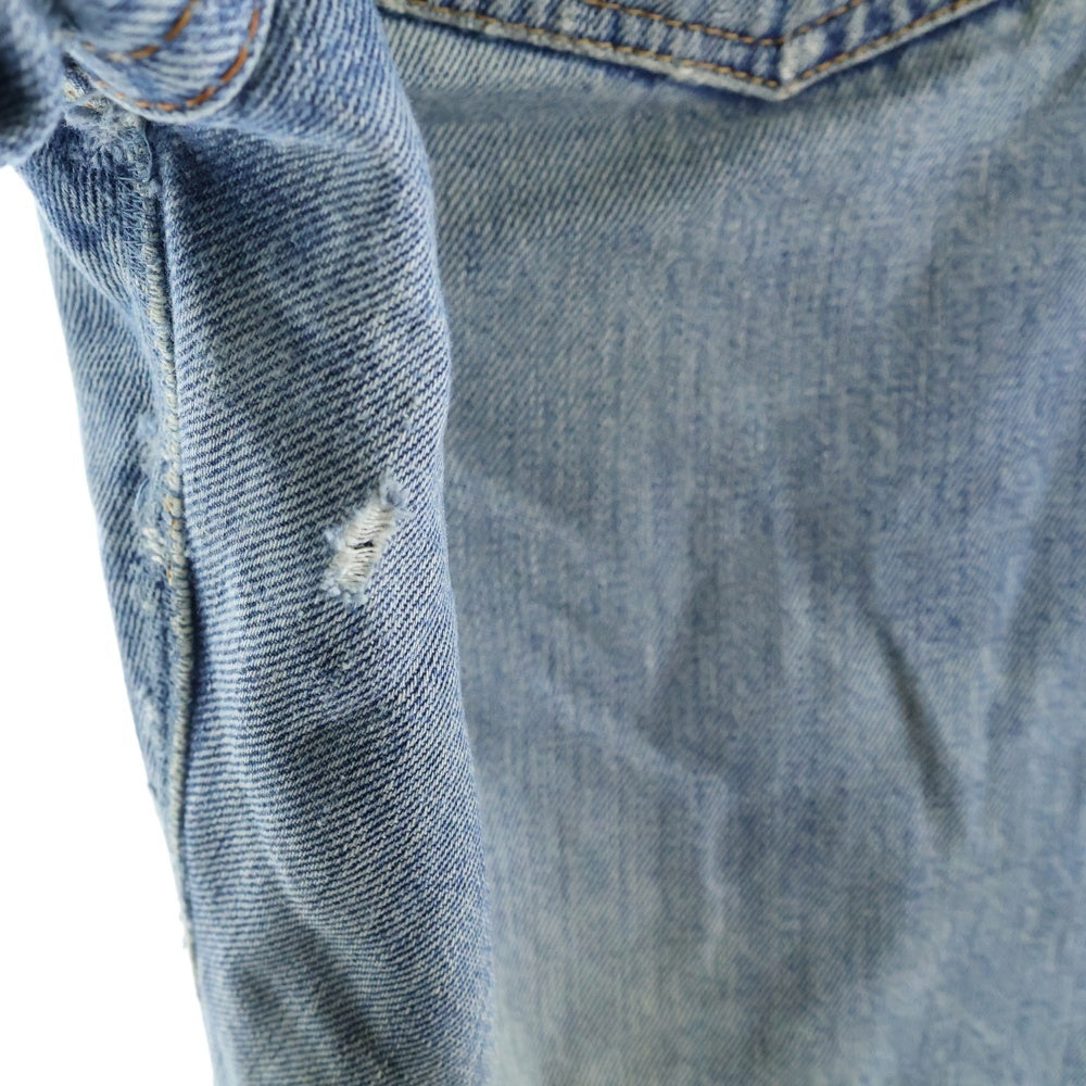 Levi's(リーバイス) 70S VINTAGE 501 BIGE 後期 ボタン裏6 平行ステッチ ボタンフライ デニムパンツ インディゴブルー