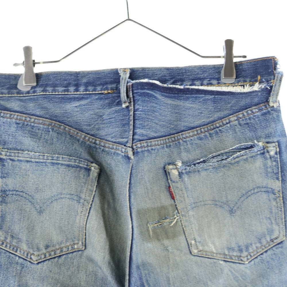 Levi's(リーバイス) 50S-60S VINTAGE 501 ボタン裏J 両面BIGE オフセット ヴィンテージ ボタンフライ デニムパンツ インディゴブルー