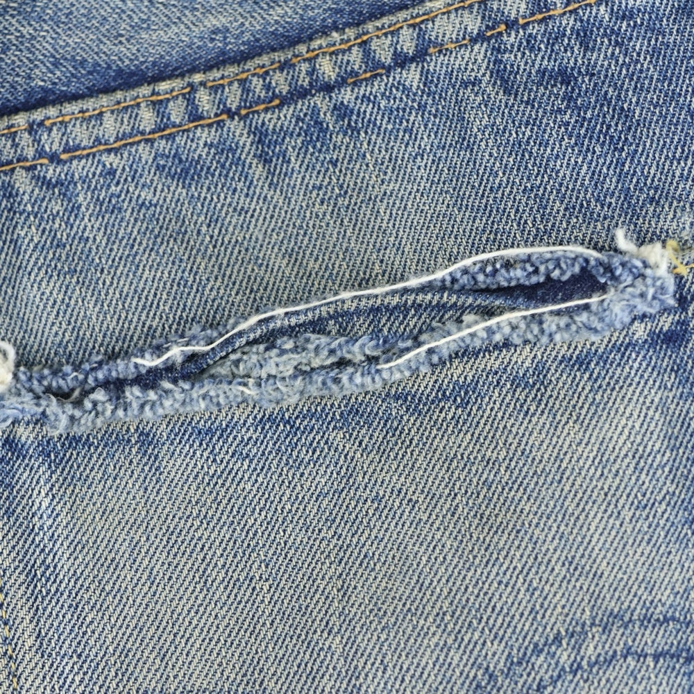 Levi's(リーバイス) 50S-60S VINTAGE 501 ボタン裏J 両面BIGE オフセット ヴィンテージ ボタンフライ デニムパンツ インディゴブルー