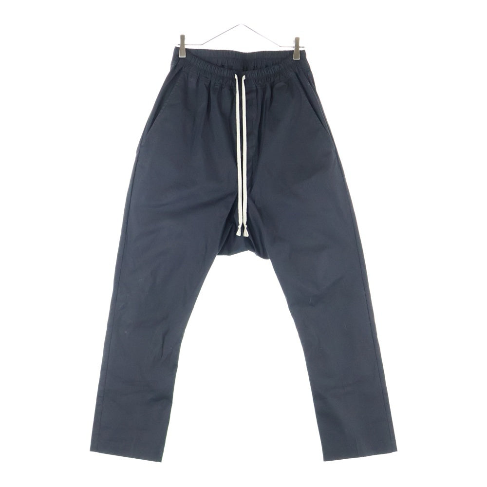 Rick Owens(リックオウエンス) 22SS DRAWSTRING LONG ドローストリング サルエルロングパンツ ブラック RU01B1380-TE