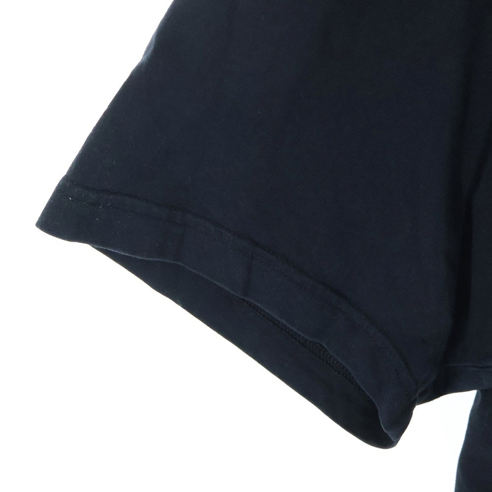 VETEMENTS(ヴェトモン) 20SS LOGO LABEL T-SHIRT ロゴプリント クルーネック コットン 半袖Tシャツ カットソー ブラック UE52TR120X