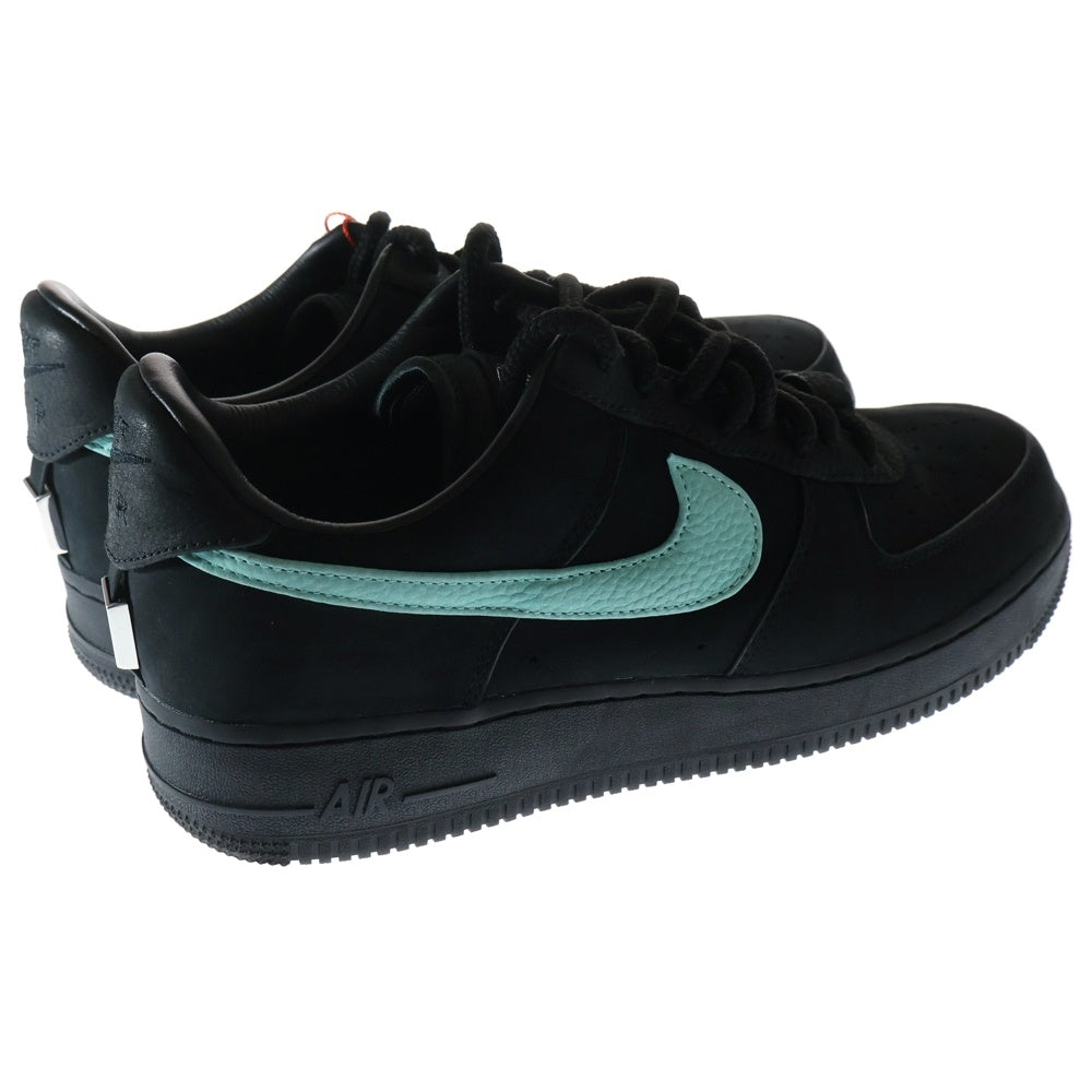 NIKE(ナイキ) ×TIFFANY&CO AIR FORCE 1 LOW 1837 BLACK DZ1382-001 ティファニー エアフォース1 ローカットスニーカー シューズ ブラック/ブルー US10/28.0cm