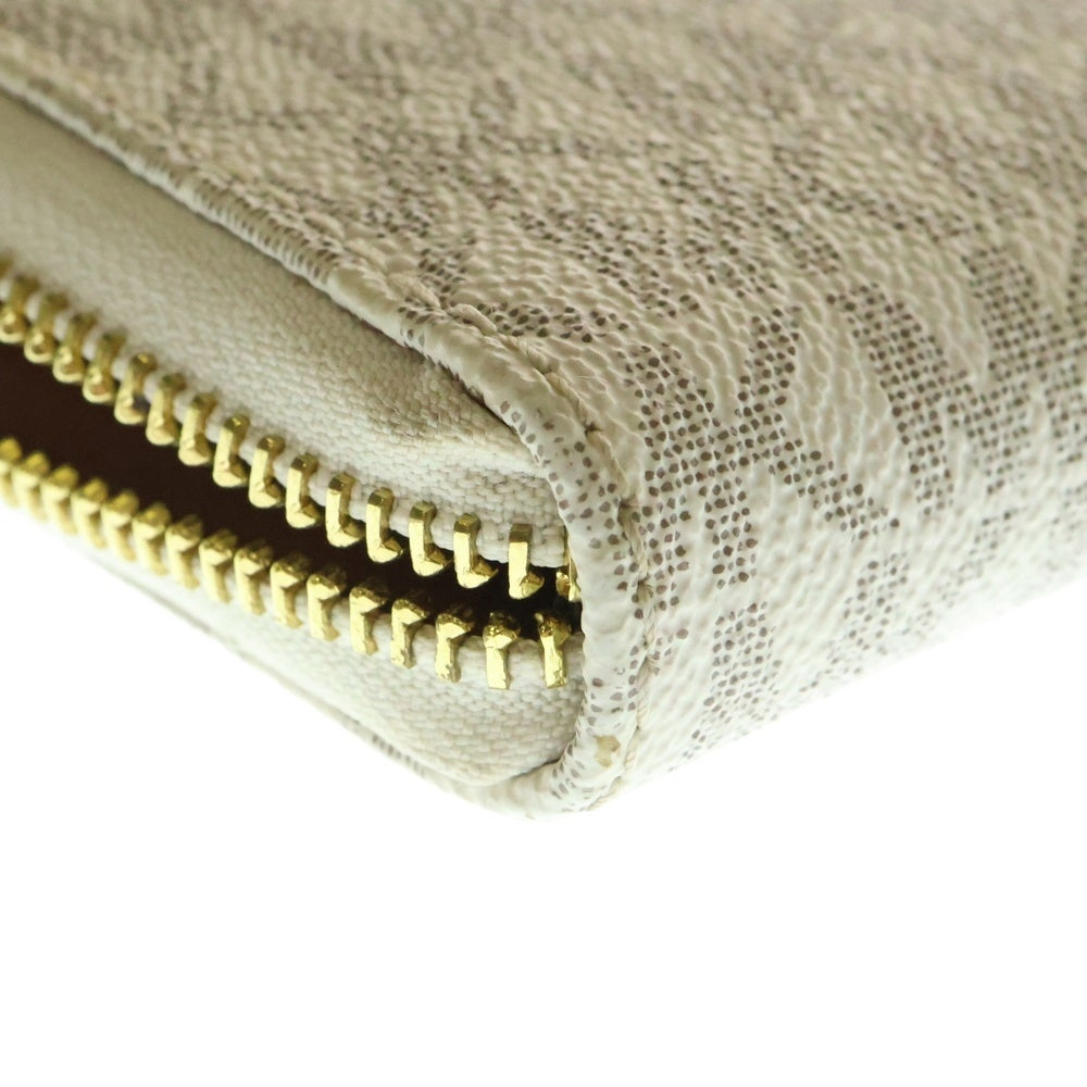 MICHAEL KORS(マイケルコース) ラウンドジップロングウォレット 長財布 35F8GTVE9B ホワイト/ゴールド