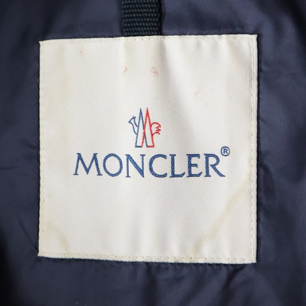MONCLER(モンクレール) TORCON トルコン ベロア切替 ダウンジャケット ネイビー E20934637980 C0229 レディース