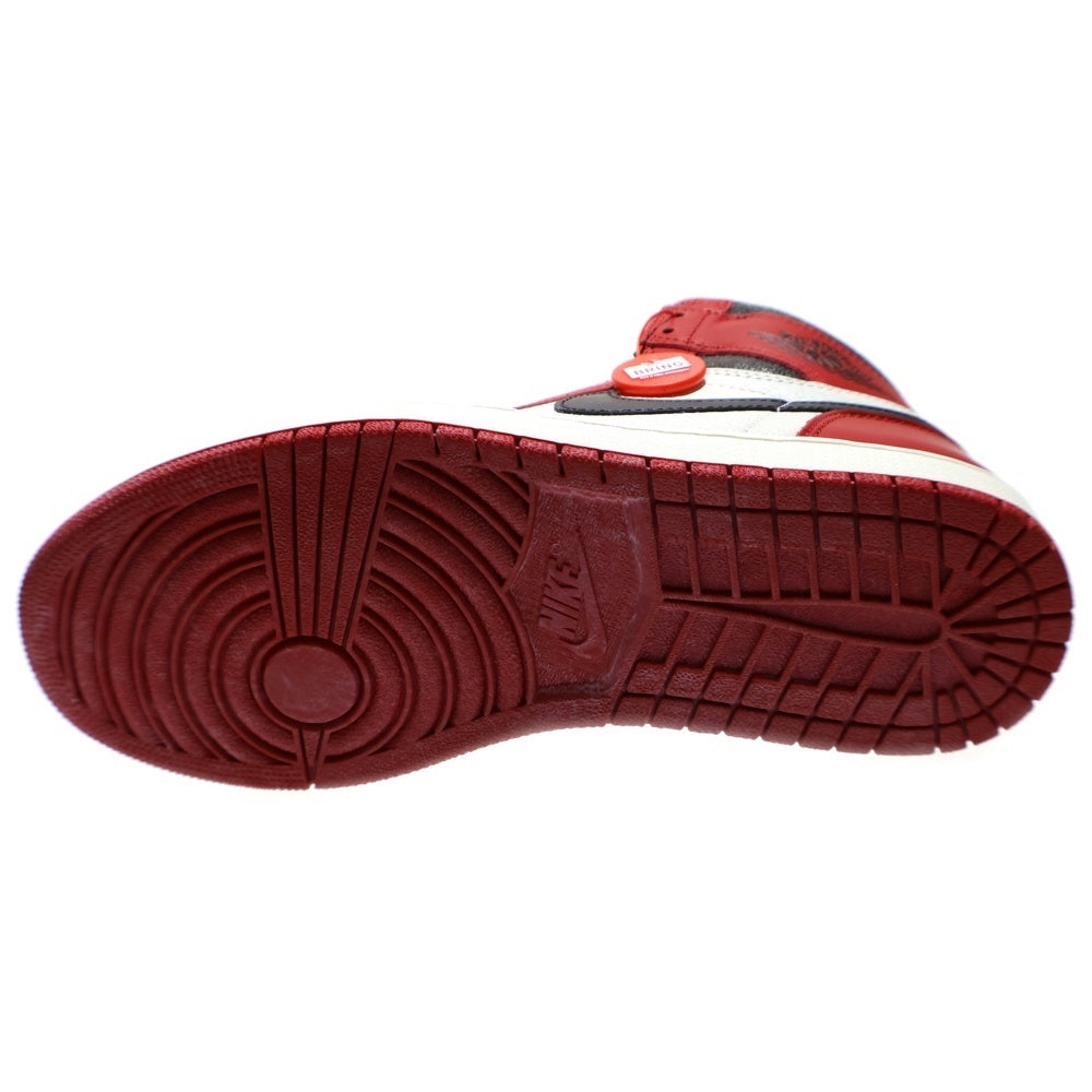 NIKE(ナイキ) AIR JORDAN 1 LOST&FOUND エアジョーダン1 ロスト&ファウンド シカゴ ハイカットスニーカー ホワイト/レッド US10/28.0cm DZ5485-612