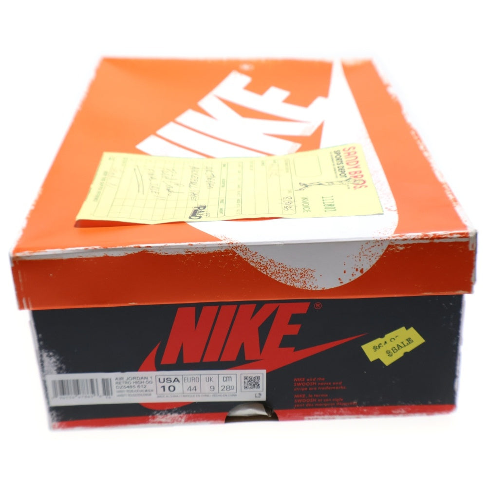 NIKE(ナイキ) AIR JORDAN 1 LOST&FOUND エアジョーダン1 ロスト&ファウンド シカゴ ハイカットスニーカー ホワイト/レッド US10/28.0cm DZ5485-612