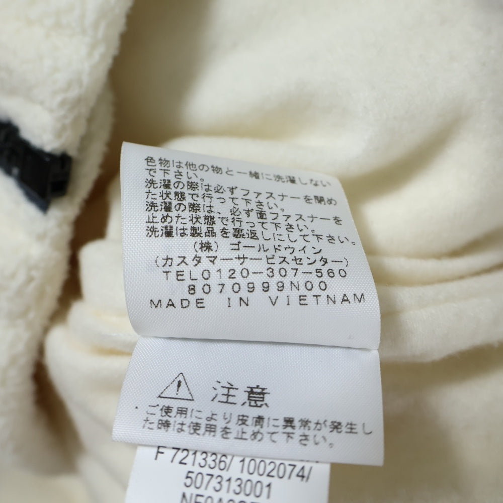 SUPREME(シュプリーム) 18AW×THE NORTH FACE Expedition Fleece Jacket ザノースフェイス エクスペディションフリースジャケット ホワイト/レッド NL71809I