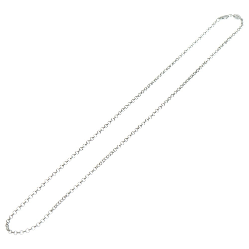 CHROME HEARTS(クロムハーツ) NECKCHAIN R18 ロールチェーンネックレス 18inch シルバー BCA083
