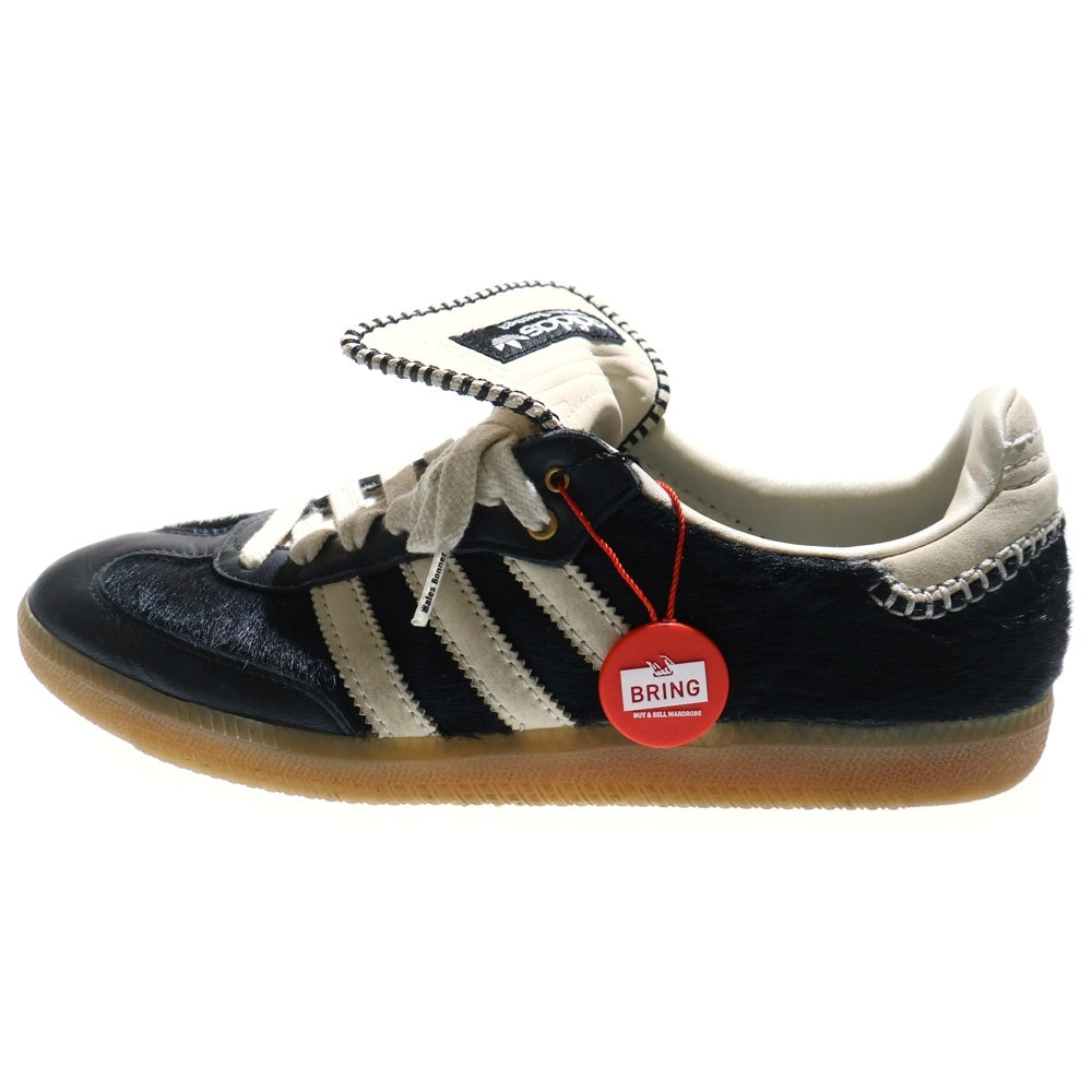 adidas(アディダス) × Wales Bonner Samba Pony Tonal Low IE0580 ウェールズ・ボナー サンバ ポニー トーナル ハラコ ローカットスニーカー シューズ ブラック US8.5/26.5cm