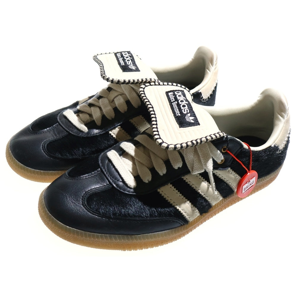 adidas(アディダス) × Wales Bonner Samba Pony Tonal Low IE0580 ウェールズ・ボナー サンバ ポニー トーナル ハラコ ローカットスニーカー シューズ ブラック US8.5/26.5cm