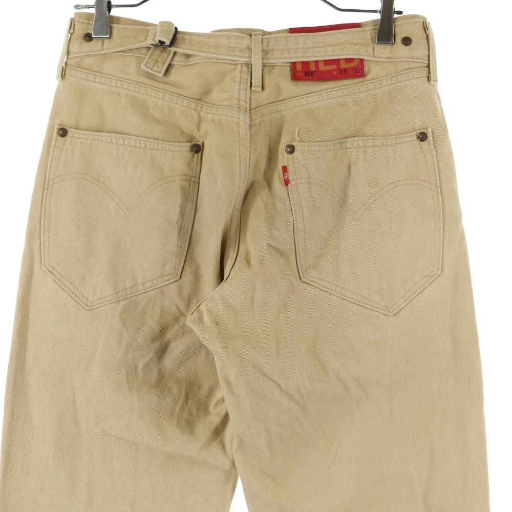 Levi's RED(リーバイス レッド) 550 ジップフライ デニムパンツ ベージュ PC9-A2694-0002