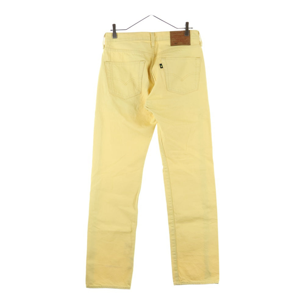 Levi's(リーバイス) 501 ボタンフライ ストレートデニムパンツ イエロー PC9-00501-3296