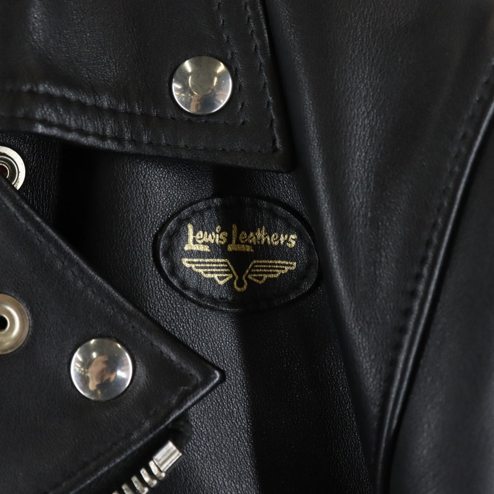 Lewis Leathers(ルイスレザー) 391T LIGHTNING TIGHT FIT ライトニング タイトフィット カウハイド ダブルライダース レザージャケット ブラック