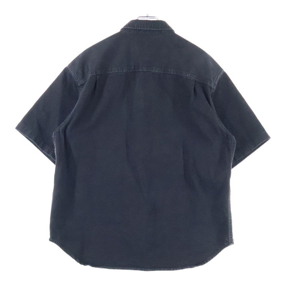 SUPREME(シュプリーム) 24SS Loose Fit Denim Painter Shirt ルーズフィット ペインターデニム 半袖シャツ ブラック