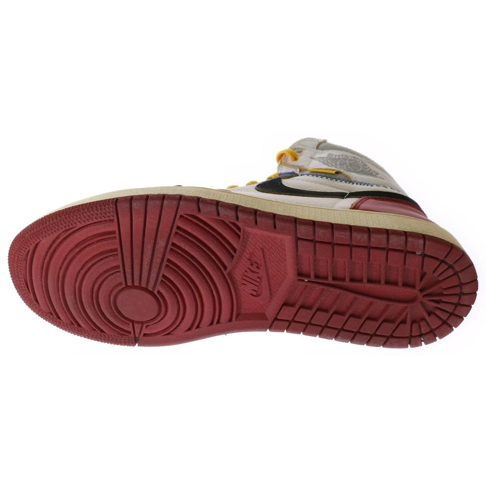 NIKE(ナイキ) × UNION AIR JORDAN 1 RETRO HI NRG BV1300-106 ユニオン エアジョーダン1 ハイカットスニーカー シューズ ブラック/レッド/ホワイト US9.5/27.5cm