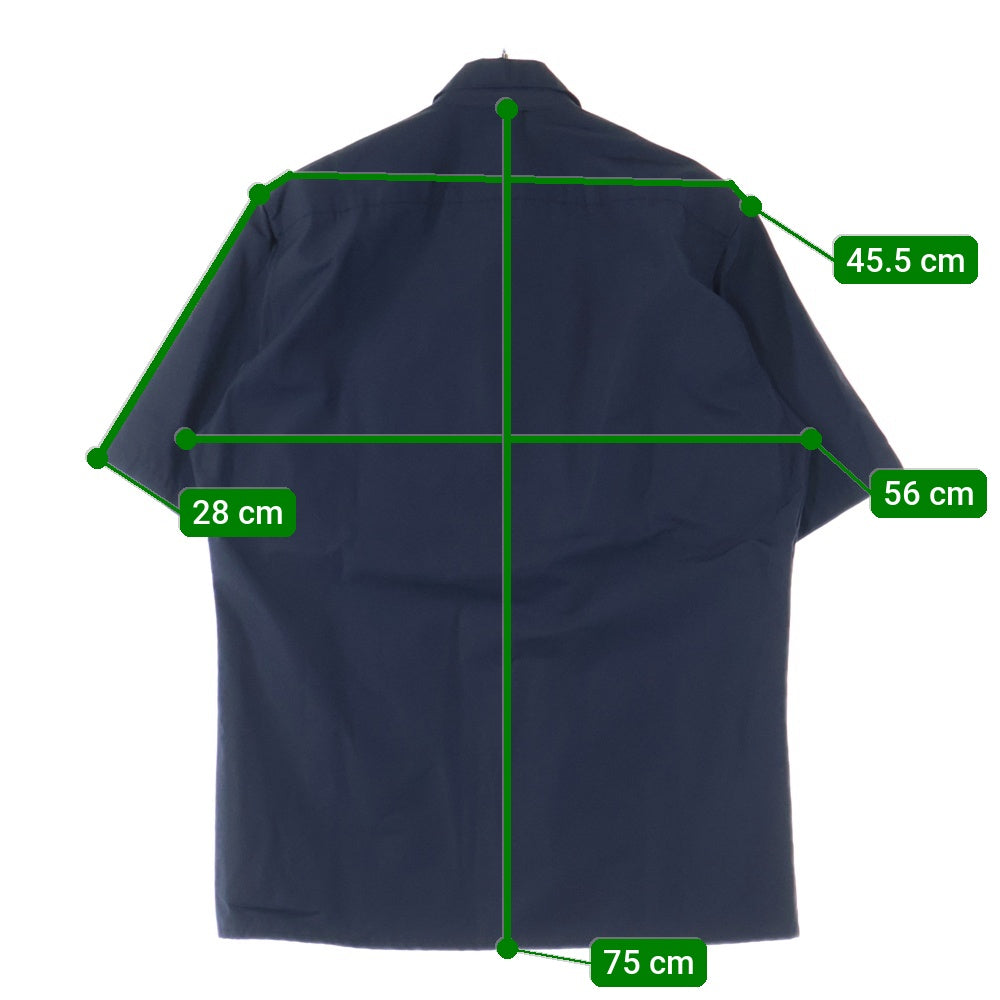 SILAS(サイラス) フロントポケット 半袖シャツ ブラック