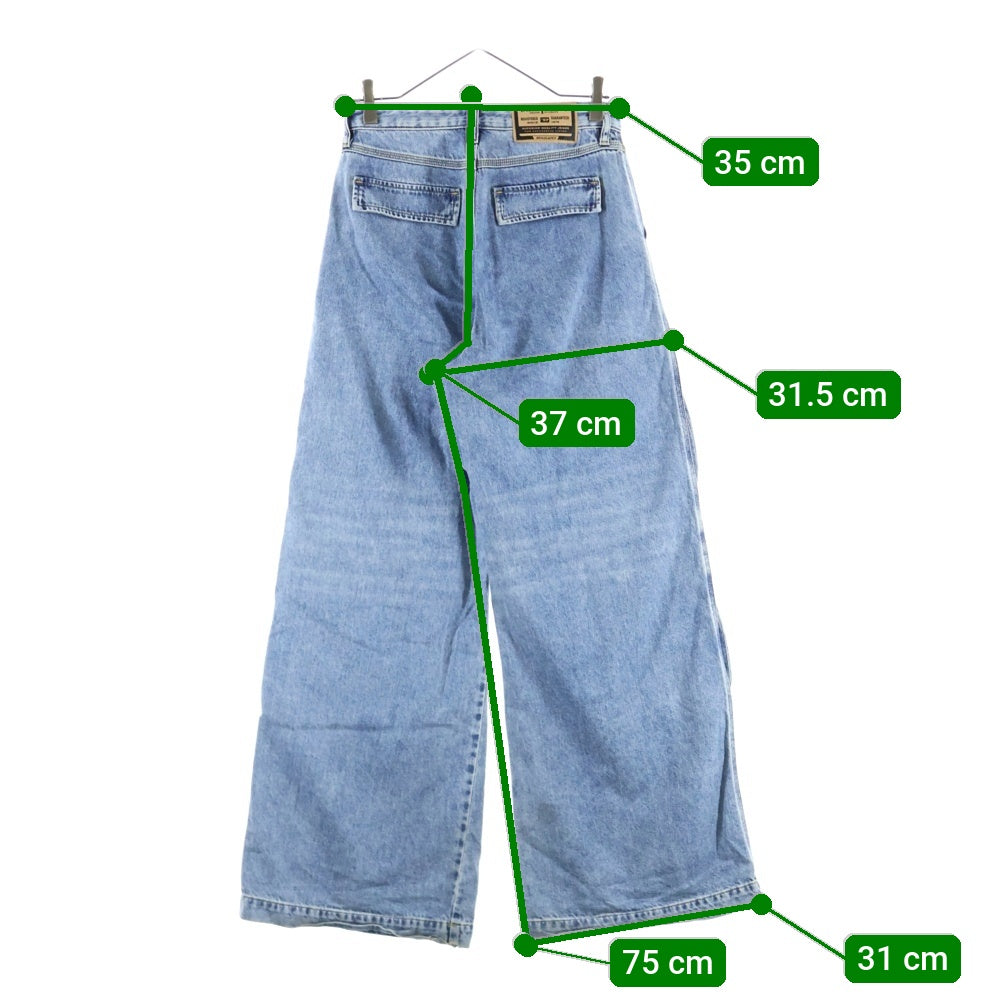 DIESEL INDUSTRY(ディーゼルインダストリー) P-MIRTA-OUT TROUSERS フロント4ポケット ジップフライ カーゴデニムパンツ ジーンズ インディゴブルー A15757