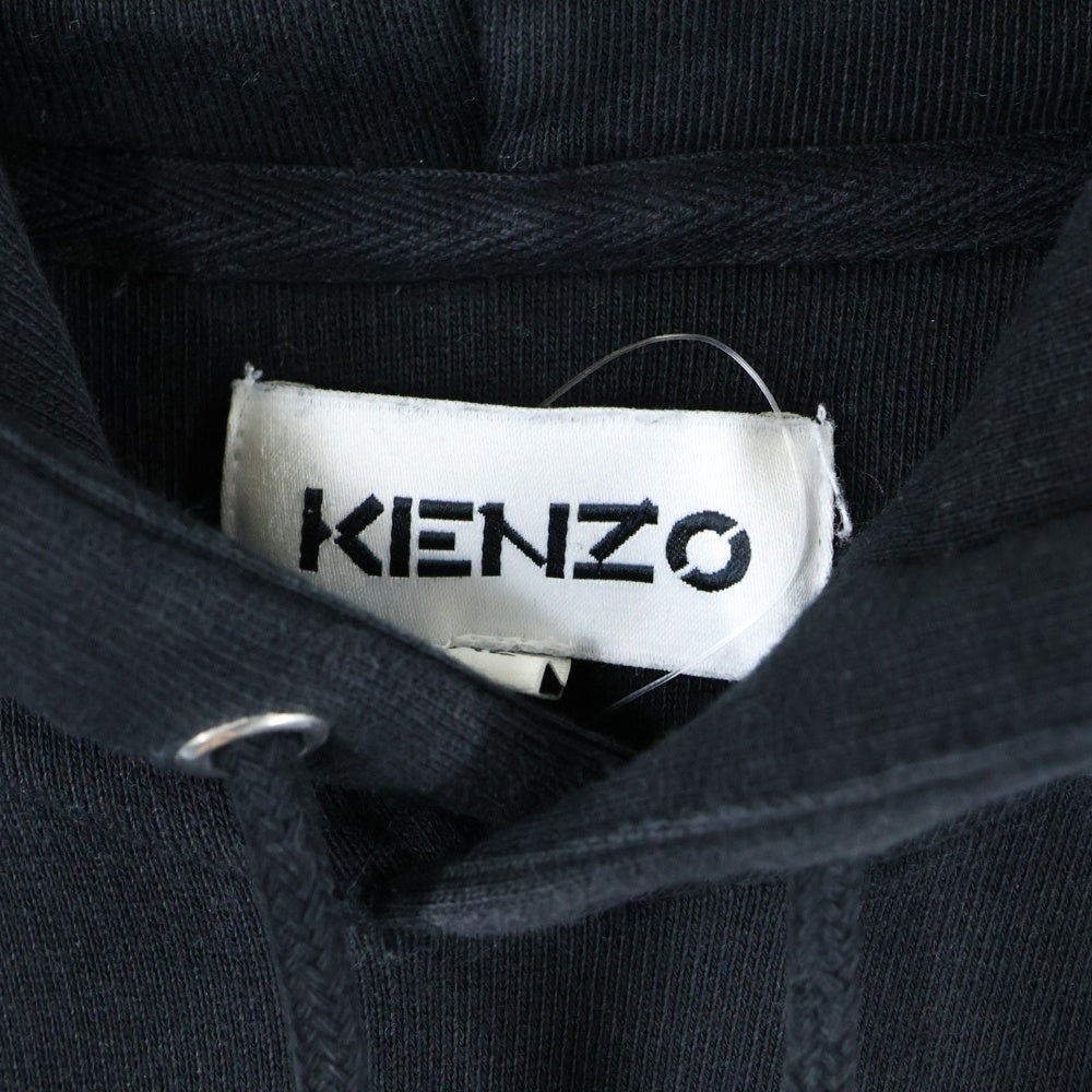 KENZO(ケンゾー) Classic Tiger Hoodie タイガー刺繍 フーディ プルオーバーパーカー ブラック FA65SW3104XA