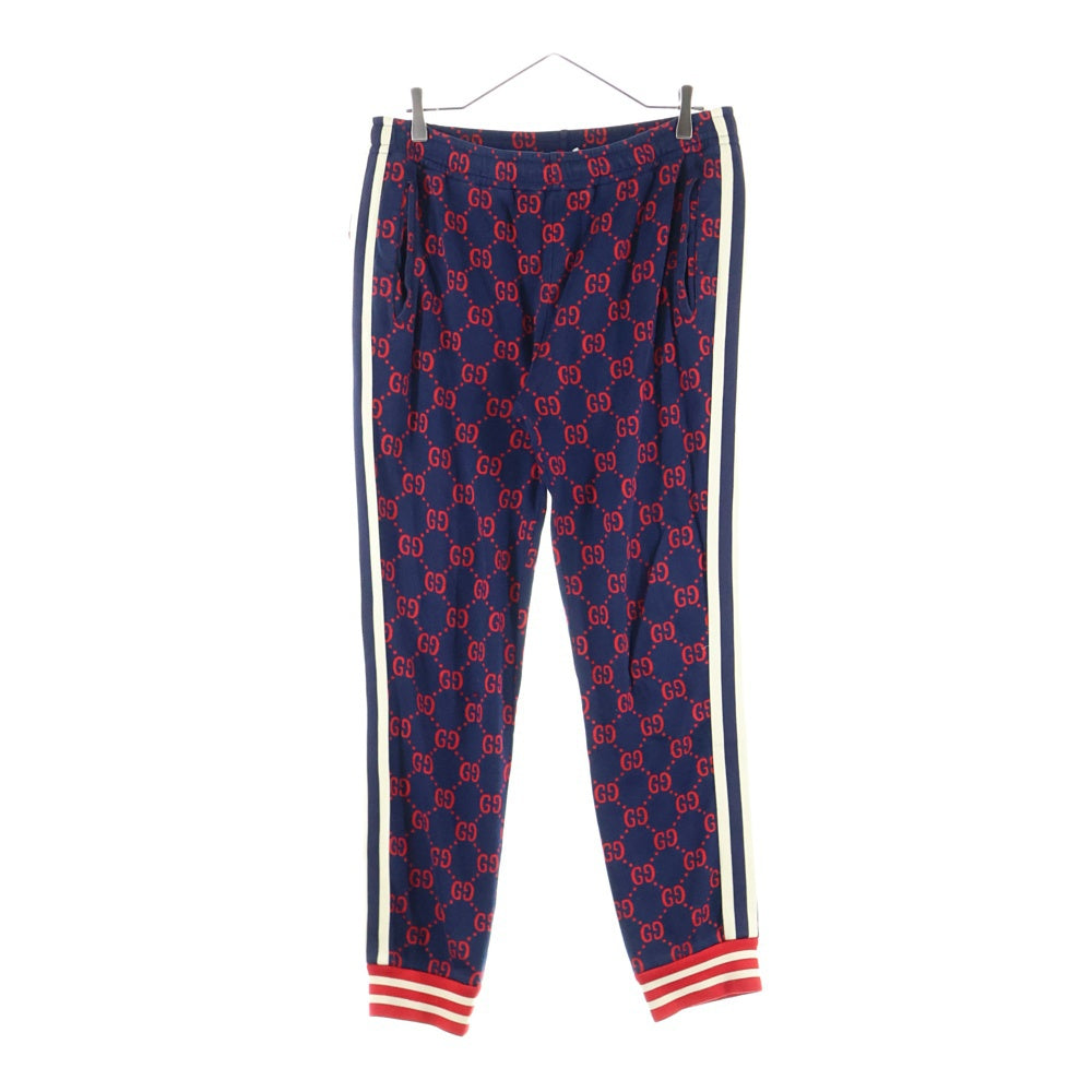 GUCCI(グッチ) 18SS GG Jacquard Jogging Pants ジャガード ジョガーパンツ ネイビー 496920-X9L13