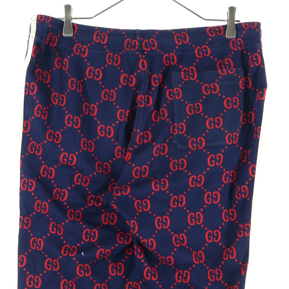 GUCCI(グッチ) 18SS GG Jacquard Jogging Pants ジャガード ジョガーパンツ ネイビー 496920-X9L13