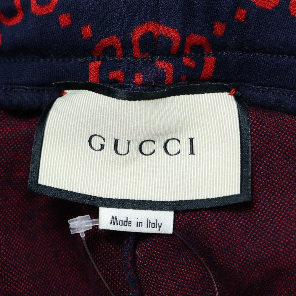 GUCCI(グッチ) 18SS GG Jacquard Jogging Pants ジャガード ジョガーパンツ ネイビー 496920-X9L13