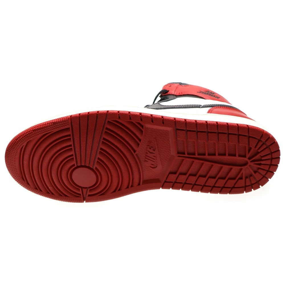 NIKE(ナイキ) AIR JORDAN 1 エアジョーダン レトロ ハイカットスニーカー レッド/ホワイト US10/28cm DZ5485-106