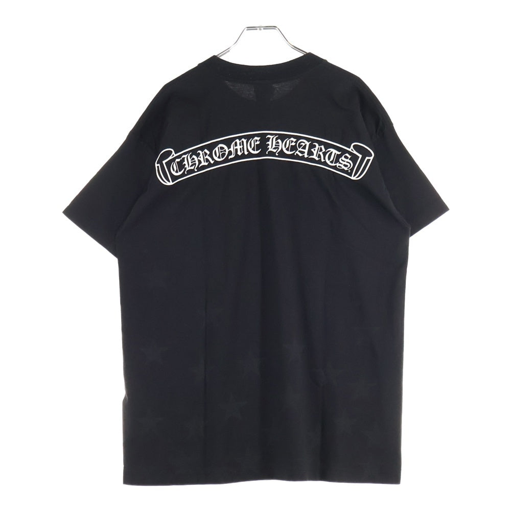 CHROME HEARTS(クロムハーツ) OLD CH T-SHRT オールド 1ポケット ホースシュー スタープリント 半袖Tシャツ カットソー ブラック