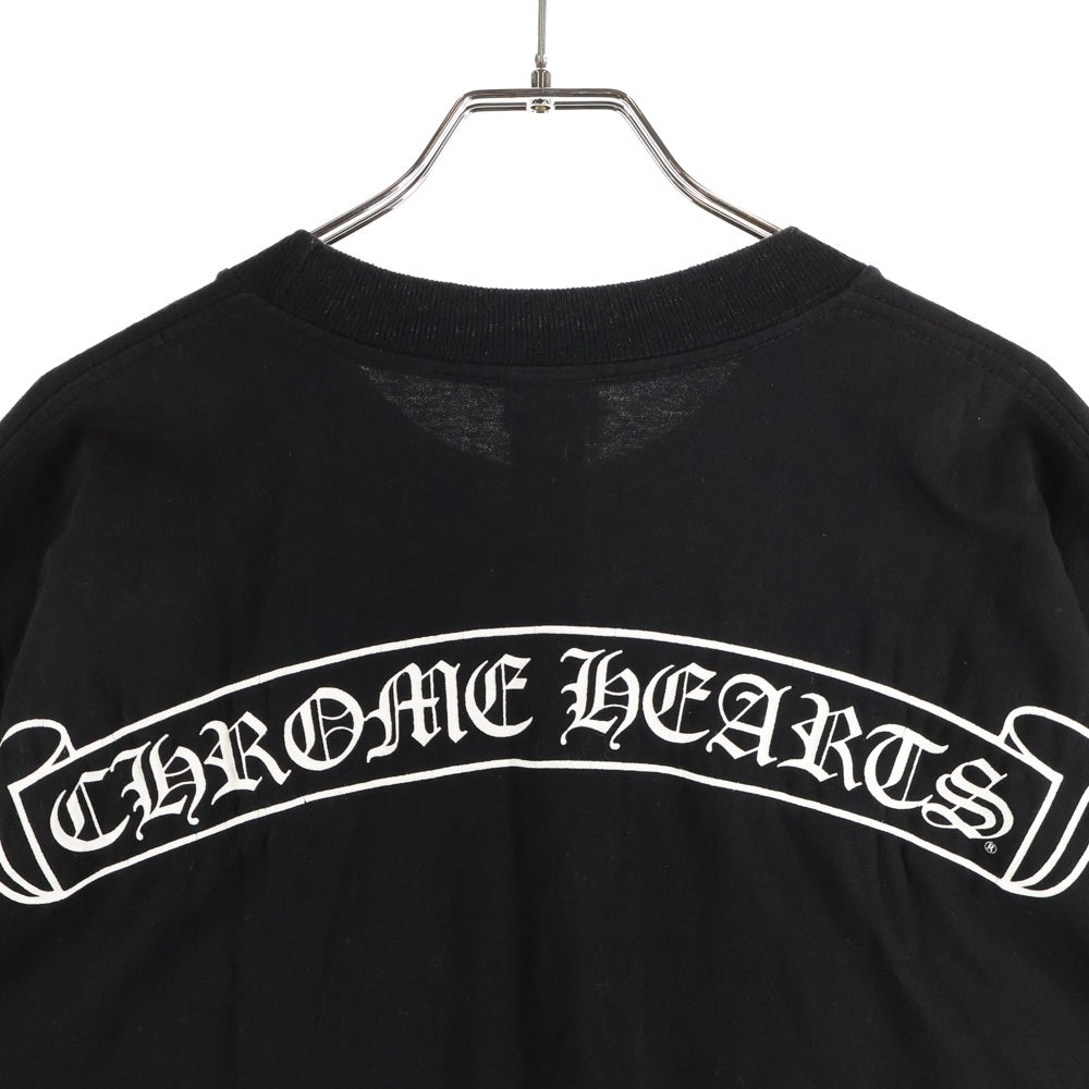 CHROME HEARTS(クロムハーツ) OLD CH T-SHRT オールド 1ポケット ホースシュー スタープリント 半袖Tシャツ カットソー ブラック