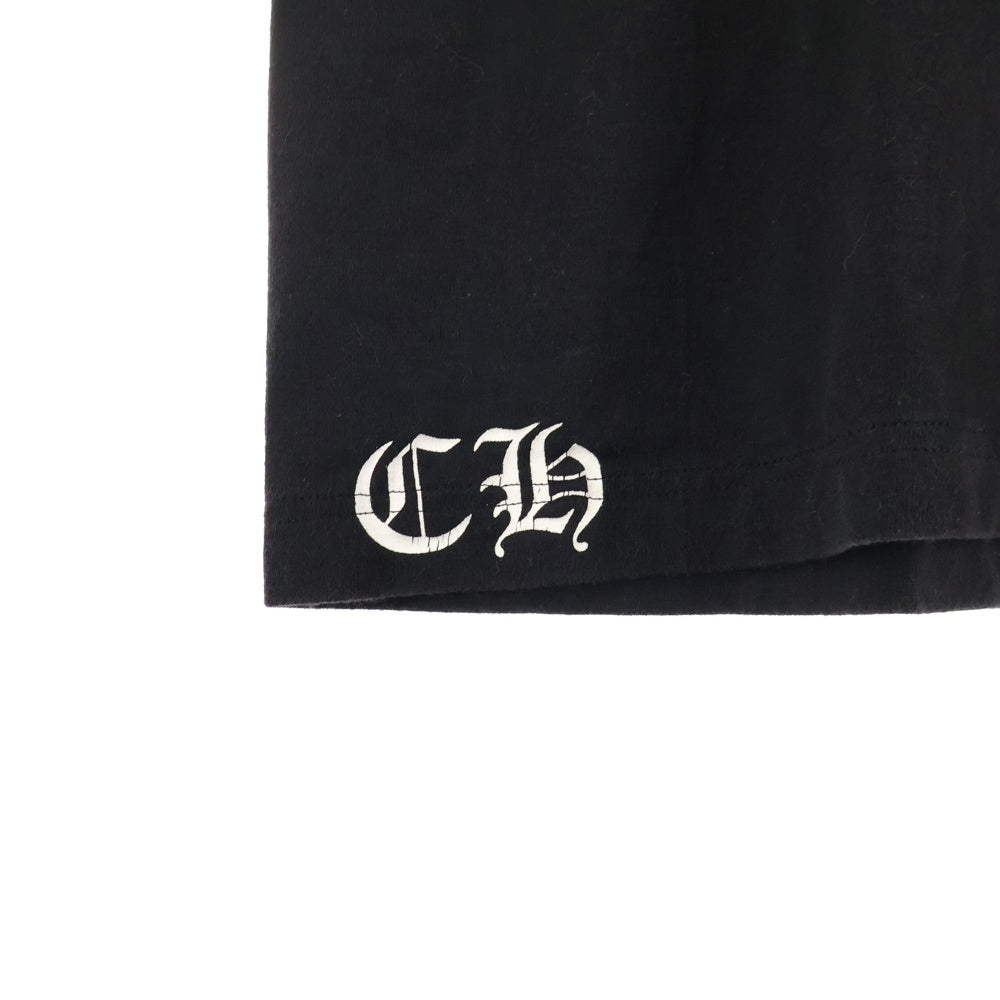 CHROME HEARTS(クロムハーツ) OLD CH T-SHRT オールド 1ポケット ホースシュー スタープリント 半袖Tシャツ カットソー ブラック