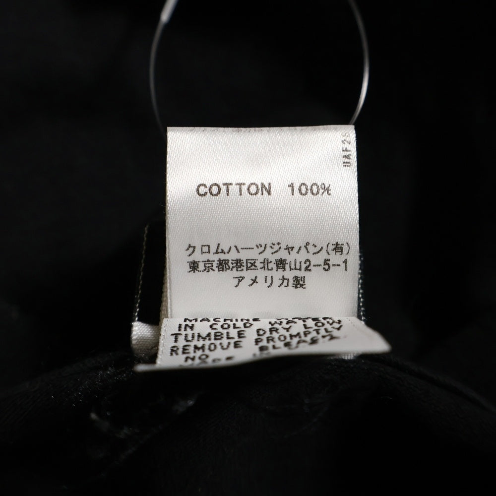 CHROME HEARTS(クロムハーツ) OLD CH T-SHRT オールド 1ポケット ホースシュー スタープリント 半袖Tシャツ カットソー ブラック