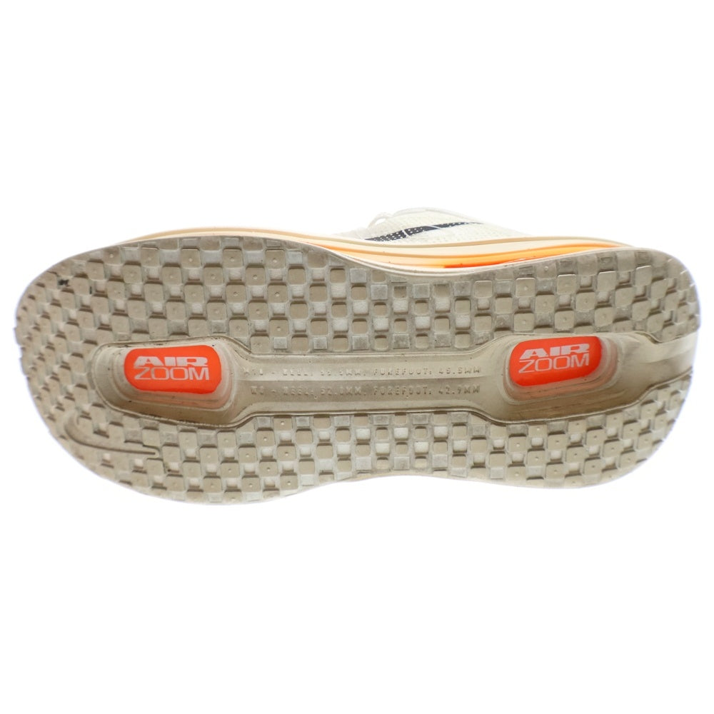 NIKE(ナイキ) VOMERO PREMIUM IQ4035-100 ボメロプレミアム ローカットスニーカー ランニングシューズ ホワイト/オレンジ US9/27.0cm