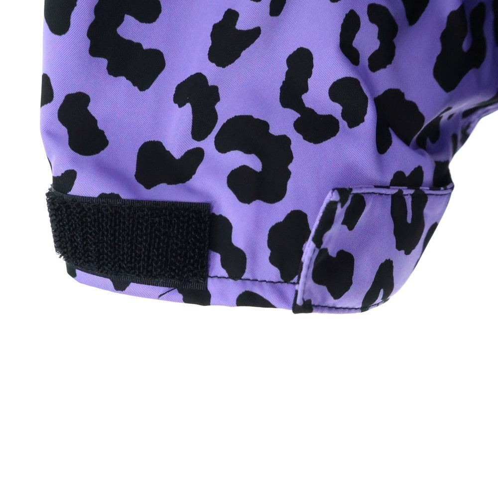 WACKO MARIA(ワコマリア) 22SS ×NANGA LEOPARD MOUNTAIN PARKA ナンガ レオパード総柄 ジップアップ マウンテンパーカー ジャケット パープル 22SS-WMO-NA03